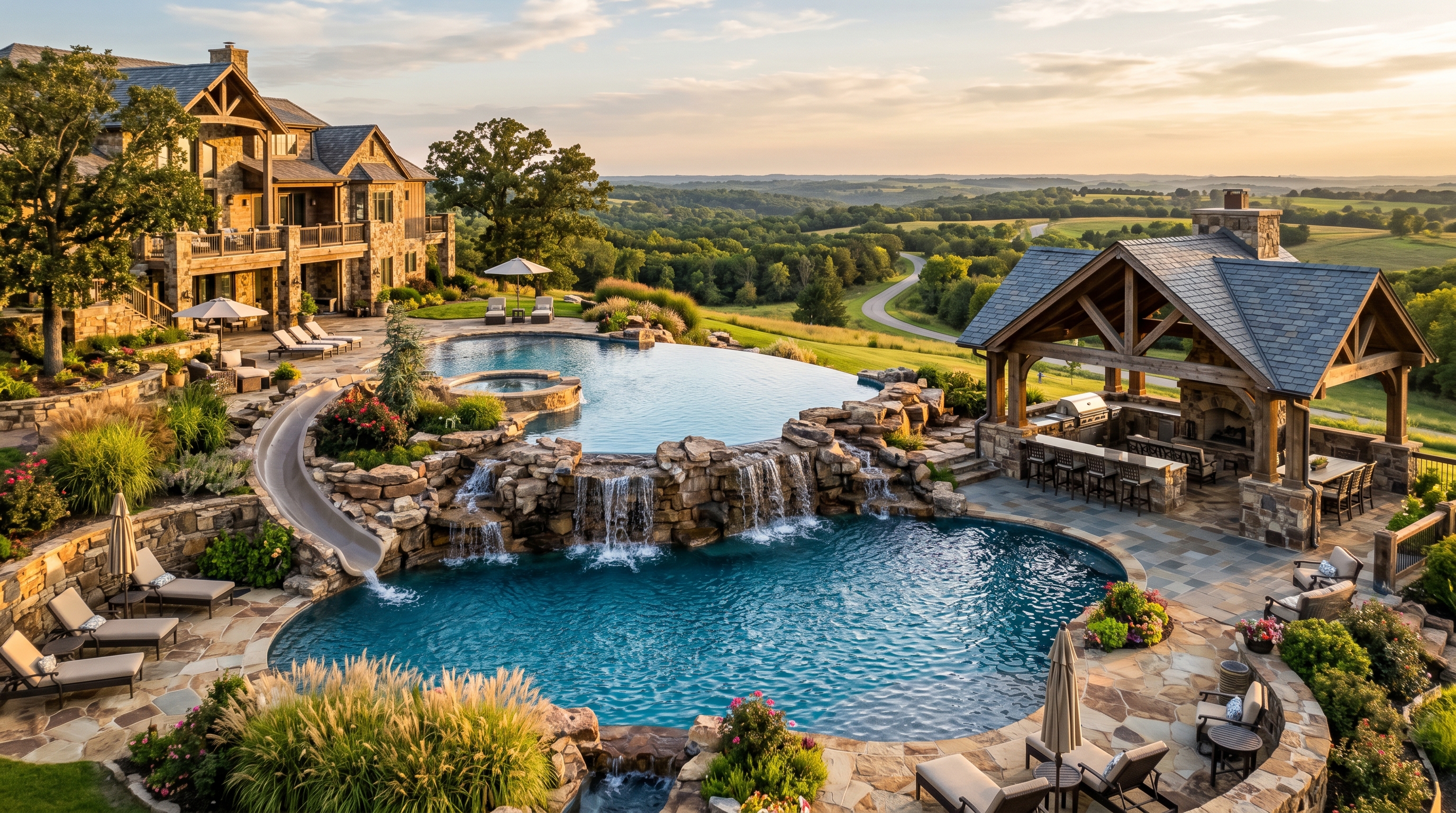 Legacy Estate Pool Construction Bixby Oklahoma